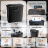 imageBonsaii 5Sheet Crosscut Shredder Perfect for Home or Office Use Shreds Paper Credit Cards Staples amp Clips 34Gallon Bin WhiteBlueBlack
