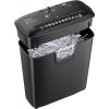 imageBonsaii 5Sheet Crosscut Shredder Perfect for Home or Office Use Shreds Paper Credit Cards Staples amp Clips 34Gallon Bin WhiteBlueBlack