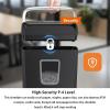 imageBonsaii 5Sheet Crosscut Shredder Perfect for Home or Office Use Shreds Paper Credit Cards Staples amp Clips 34Gallon Bin WhiteBlueBlack