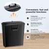 imageBonsaii 5Sheet Crosscut Shredder Perfect for Home or Office Use Shreds Paper Credit Cards Staples amp Clips 34Gallon Bin WhiteBlueBlack
