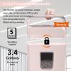 imageBonsaii 5Sheet Crosscut Shredder Perfect for Home or Office Use Shreds Paper Credit Cards Staples amp Clips 34Gallon Bin WhiteBluePink