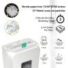 imageBonsaii 5Sheet Crosscut Shredder Perfect for Home or Office Use Shreds Paper Credit Cards Staples amp Clips 34Gallon Bin WhiteBlueWhite