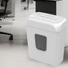 imageBonsaii 5Sheet Crosscut Shredder Perfect for Home or Office Use Shreds Paper Credit Cards Staples amp Clips 34Gallon Bin WhiteBlueWhite