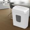 imageBonsaii 5Sheet Crosscut Shredder Perfect for Home or Office Use Shreds Paper Credit Cards Staples amp Clips 34Gallon Bin WhiteBlueWhite