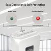 imageBonsaii 5Sheet Crosscut Shredder Perfect for Home or Office Use Shreds Paper Credit Cards Staples amp Clips 34Gallon Bin WhiteBlueWhite