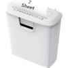 imageBonsaii 5Sheet Crosscut Shredder Perfect for Home or Office Use Shreds Paper Credit Cards Staples amp Clips 34Gallon Bin WhiteBlueWhite