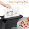imageBonsaii Paper Shredder 10Sheet Home Office Shredders amp 12 Pack Lubricant Sheets
