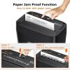 imageBonsaii Paper Shredder 8Sheet Crosscut Home Office Shredder with 42 Gallon Bin P4 Security Level Document Shredder Shred Credit CardMailStapleClip C261C UpdatedMicrocut 6 Sheet