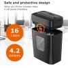 imageBonsaii Paper Shredder 8Sheet Crosscut Home Office Shredder with 42 Gallon Bin P4 Security Level Document Shredder Shred Credit CardMailStapleClip C261C UpdatedCrosscut 8 Sheet