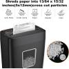 imageBonsaii Paper Shredder 8Sheet Crosscut Home Office Shredder with 42 Gallon Bin P4 Security Level Document Shredder Shred Credit CardMailStapleClip C261C UpdatedCrosscut 8 Sheet