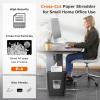 imageBonsaii Paper Shredder 8Sheet Crosscut Home Office Shredder with 42 Gallon Bin P4 Security Level Document Shredder Shred Credit CardMailStapleClip C261C UpdatedCrosscut 8 Sheet Updated