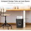 imageBonsaii Paper Shredder 8Sheet Crosscut Home Office Shredder with 42 Gallon Bin P4 Security Level Document Shredder Shred Credit CardMailStapleClip C261C UpdatedCrosscut 8 Sheet Updated