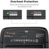 imageBonsaii Paper Shredder 8Sheet Crosscut Home Office Shredder with 42 Gallon Bin P4 Security Level Document Shredder Shred Credit CardMailStapleClip C261C UpdatedCrosscut 8 Sheet Updated