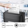imageBonsaii Paper Shredder 8Sheet Crosscut Home Office Shredder with 42 Gallon Bin P4 Security Level Document Shredder Shred Credit CardMailStapleClip C261C UpdatedCrosscut 8 Sheet Updated