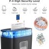 imageBonsaii Paper Shredder 8Sheet Crosscut Home Office Shredder with 42 Gallon Bin P4 Security Level Document Shredder Shred Credit CardMailStapleClip C261C UpdatedMicrocut 6 Sheet