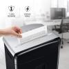 imageBonsaii Updated 12Sheet Micro Cut Paper Shredder with 30Minute Continuous Running Time Credit Card Shredders for Office with Pullout Basket BlackC221B