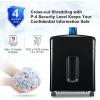 imageBonsaii Updated 12Sheet Micro Cut Paper Shredder with 30Minute Continuous Running Time Credit Card Shredders for Office with Pullout Basket BlackC221B