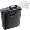 imageBonsaii 8 Sheet Strip Cut S120C Paper Shredder for Home Office Use amp 12 Pack Lubricant Sheets