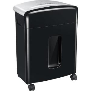 imageBonsaii Updated 12Sheet Micro Cut Paper Shredder with 30Minute Continuous Running Time Credit Card Shredders for Office with Pullout Basket BlackC221B