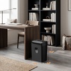 image:imageBonsaii 12Sheet Cross Cut Paper Shredder 55 Gal Home Office Heavy Duty Shredder for Paper Credit Card Mail Staples with Transparent Window High Security Level P4Dark Black