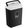 image:imageBonsaii 12Sheet Cross Cut Paper Shredder 55 Gal Home Office Heavy Duty Shredder for Paper Credit Card Mail Staples with Transparent Window High Security Level P4Black White