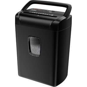 image:imageBonsaii 12Sheet Cross Cut Paper Shredder 55 Gal Home Office Heavy Duty Shredder for Paper Credit Card Mail Staples with Transparent Window High Security Level P4Dark Black