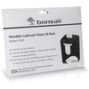 image:imageBonsaii 12Sheet Micro Cut Paper Shredder and 24Pack Lubricant Sheets
