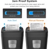 image:imageBonsaii 6 Sheet High Security Micro Cut Paper Shredder amp 12 Pack Lubricant Sheets