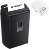 image:imageBonsaii 8Sheet Crosscut Paper Shredder amp 24 Pack Lubricant Sheets