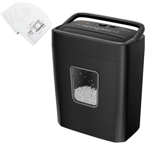 image:imageBonsaii 6 Sheet High Security Micro Cut Paper Shredder amp 24 Pack Lubricant Sheets
