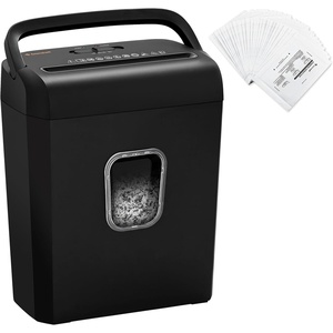 image:imageBonsaii 6Sheet MicroCut Paper Shredder amp 24 Pack Lubricant Sheets