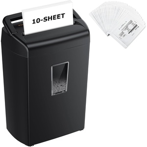 image:imageBonsaii 8Sheet Crosscut Paper Shredder amp 24 Pack Lubricant Sheets