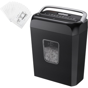 image:imageBonsaii 6 Sheet Crosscut C237B Paper Shredder for Home Office Use amp 12 Pack Lubricant Sheets
