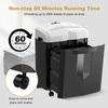image:imageBonsaii 12Sheet Micro Cut Paper Shredder 60Minute P4 High Security Shredders for Home Office Shreds CDCredit CardMailStapleClip JamProof System with 42 Gal Pullout Bin C266BWBlackWhite