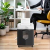 image:imageBonsaii 12Sheet Micro Cut Paper Shredder 60Minute P4 High Security Shredders for Home Office Shreds CDCredit CardMailStapleClip JamProof System with 42 Gal Pullout Bin C266BWBlackWhite