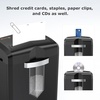 image:imageBonsaii 12Sheet MicroCut Paper Shredder 55Min Continuous Run Shreds CDsCredit CardsStaples 42Gal PullOut Bin wClear Window 360 Casters  BlackBlack