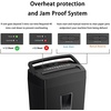 image:imageBonsaii 12Sheet MicroCut Paper Shredder 55Min Continuous Run Shreds CDsCredit CardsStaples 42Gal PullOut Bin wClear Window 360 Casters  BlackBlack