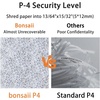 image:imageBonsaii 12Sheet MicroCut Paper Shredder 55Min Continuous Run Shreds CDsCredit CardsStaples 42Gal PullOut Bin wClear Window 360 Casters  BlackBlack