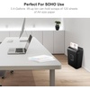 image:imageBonsaii Paper Shredder for Home Use 34 Gal Wastebasket 6 Sheet Crosscut Paper Credit Cards Staples and Clips Shredder for Home Office Use Portable Handle DesignAll Black