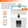 image:imageBonsaii Paper Shredder for Home Use 34 Gal Wastebasket 6 Sheet Crosscut Paper Credit Cards Staples and Clips Shredder for Home Office Use Portable Handle DesignGreen