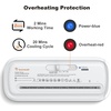 image:imageBonsaii Paper Shredder for Home Use 6 Sheet Strip Cut Small Paper Shredder Without Basket for Home Office Portable Shredder Extendable Arm Design with Overheat Protection White S123BWWhite