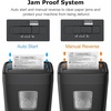 image:imageBonsaii 8Sheet Crosscut Paper Shredder amp 12 Pack Lubricant Sheets