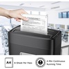 image:imageBonsaii 8Sheet Crosscut Paper Shredder amp 12 Pack Lubricant Sheets
