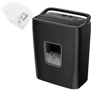 image:imageBonsaii 8Sheet Crosscut Paper Shredder amp 12 Pack Lubricant Sheets