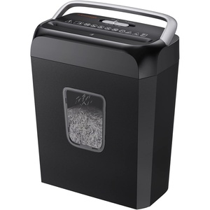 image:imageBonsaii Paper Shredder for Home Use 34 Gal Wastebasket 6 Sheet Crosscut Paper Credit Cards Staples and Clips Shredder for Home Office Use Portable Handle Design